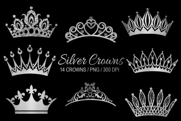 Designing with Regal Flair: Silver Princess Crowns and Tiaras
