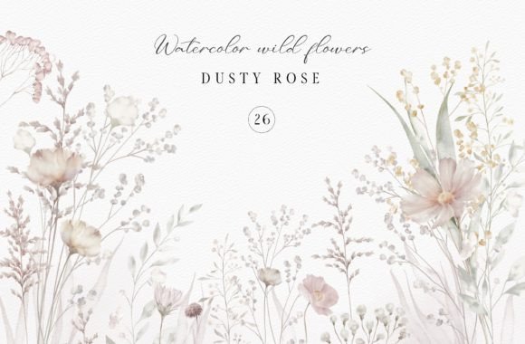 Enchanting Watercolor Florals for Your Next Design