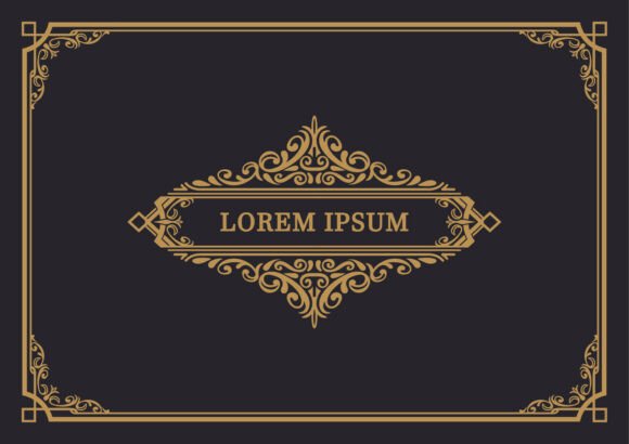 Gold Victorian Ornament Frame: Timeless Elegance for Designers