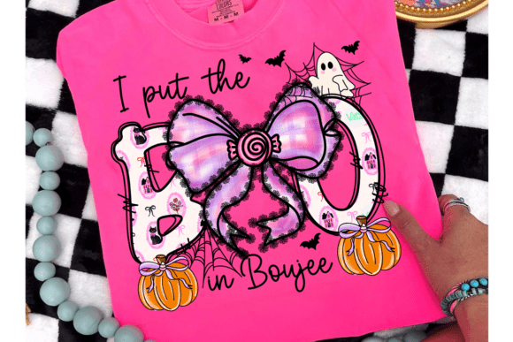 I Put Boo in Boujee Png: Lace, Luxury, and Halloween Style