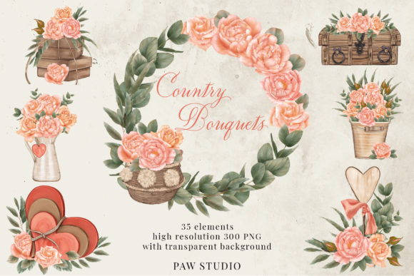 Roses Frames Bouquets Borders Wreaths: A Designer's Guide to Bohemian Charm