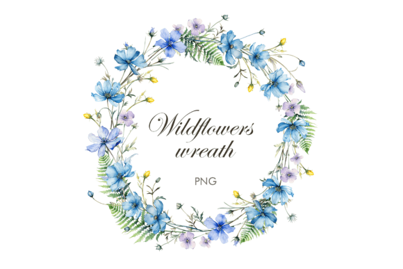 Watercolor Blue Wildflowers Frame: A Designer's Guide